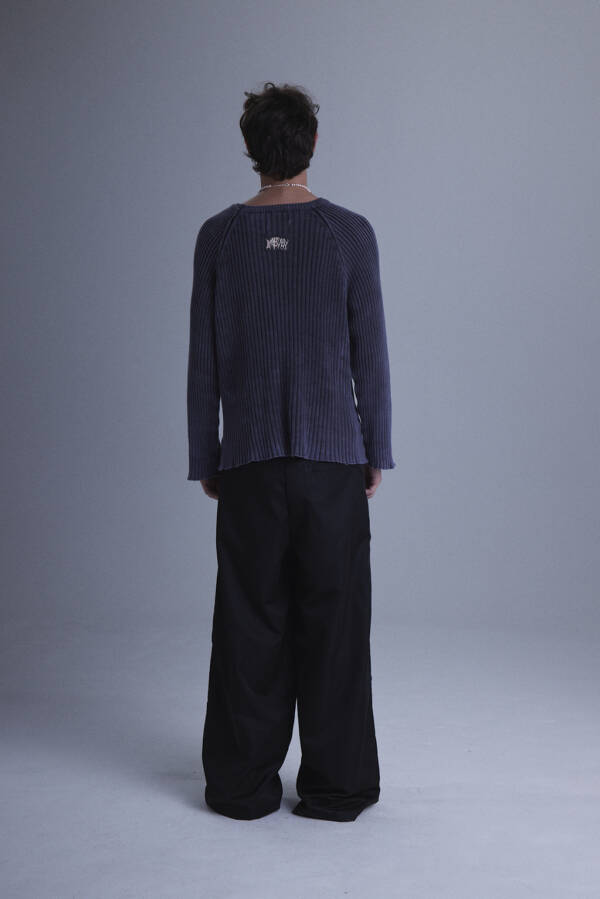 HARVEY WILLYS SWEATER RAGLAN ACID PURPLE - Image 4
