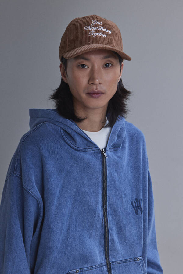 HARVEY WILLYS CAMPERA LONG ZIP DENIM PURPLE - Image 4