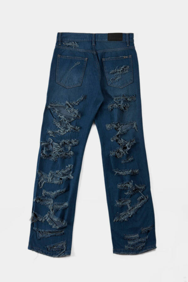 HARVEY WILLYS JEAN BIGGIE DESTROYED BLUE - Image 2