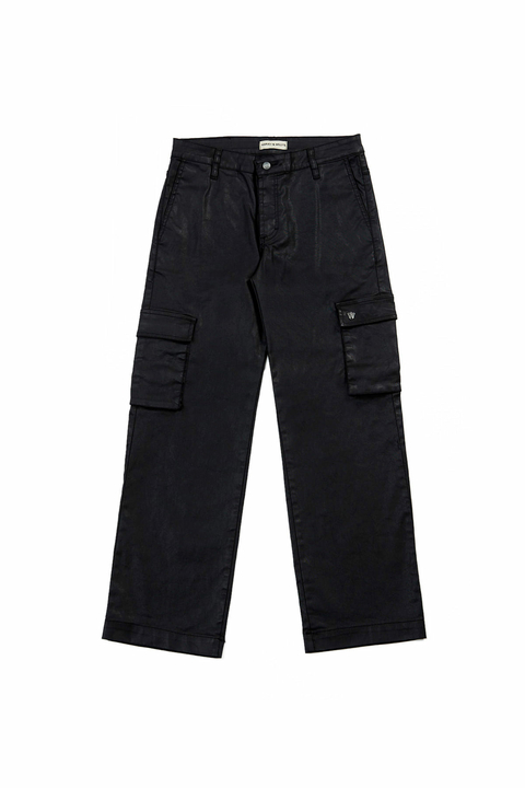 HARVEY WILLYS PANTALON CARGO ANGELLO BLACK