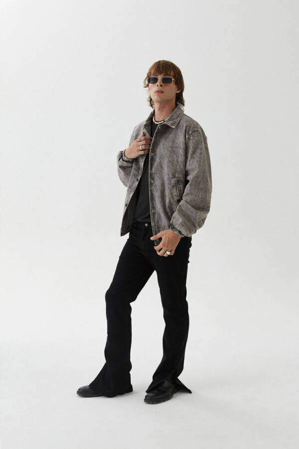 HARVEY WILLYS JEAN FLARE DIRTY BLACK - Image 2