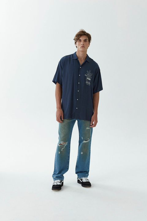 HARVEY WILLYS JEAN BIGGIE RIPPED OXID
