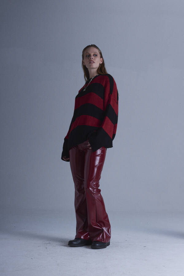HARVEY WILLYS PANTALON FLARE CHAROL SCARLET - Image 4