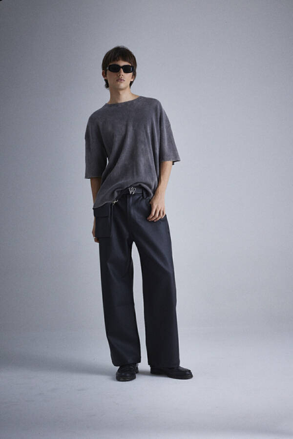 HARVEY WILLYS PANTALÓN CHESTER LEATHER BLACK - Image 2