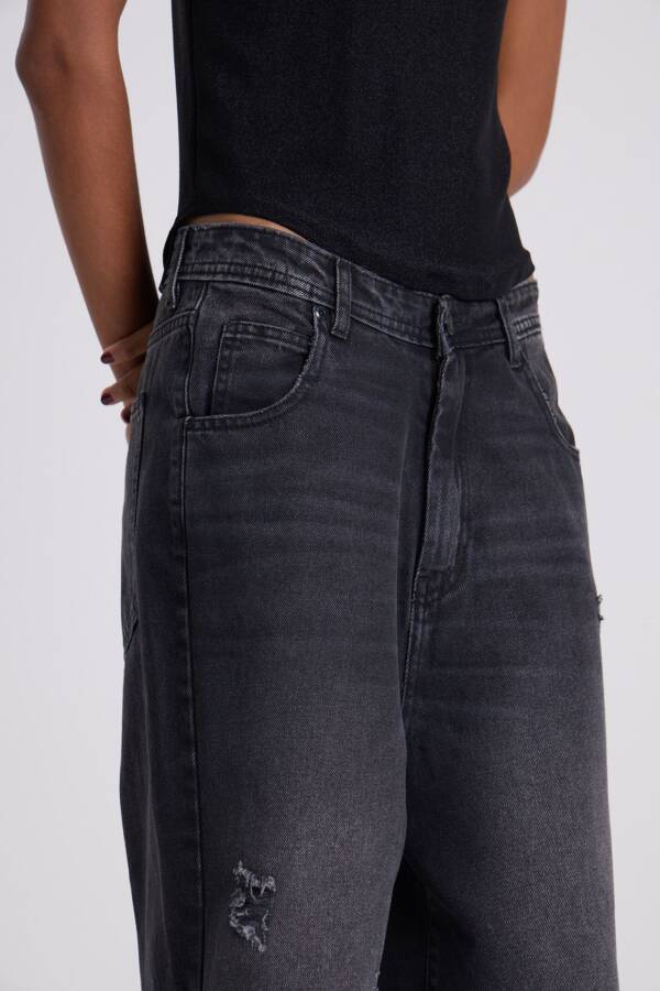 MARIA CHER ULTRA LOOSE STRAIGHT SEGIN N NEGRO - Image 2