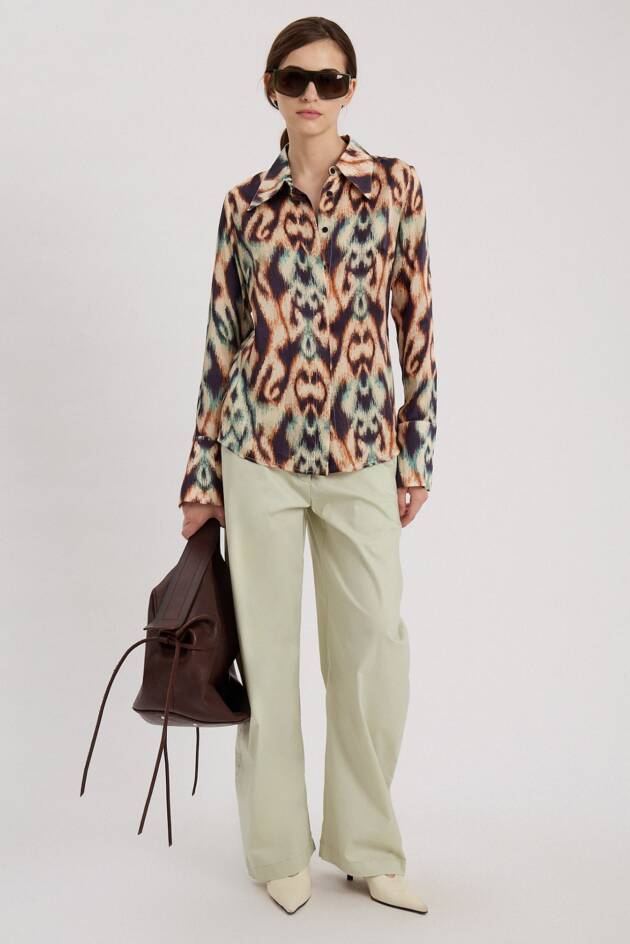 MARIA CHER CAMISA CRATER ESTAMPADO