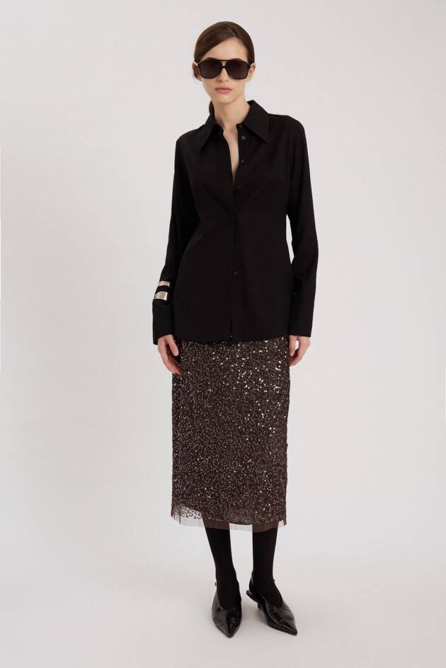 MARIA CHER CAMISA HYDRA NEGRO