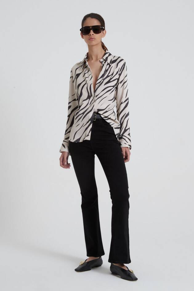 MARIA CHER CAMISA MALAY ESTAMPADO