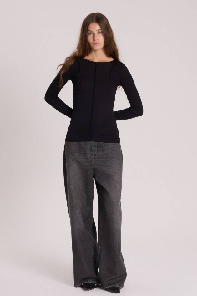 MARIA CHER TOP ML LOGE NEGRO