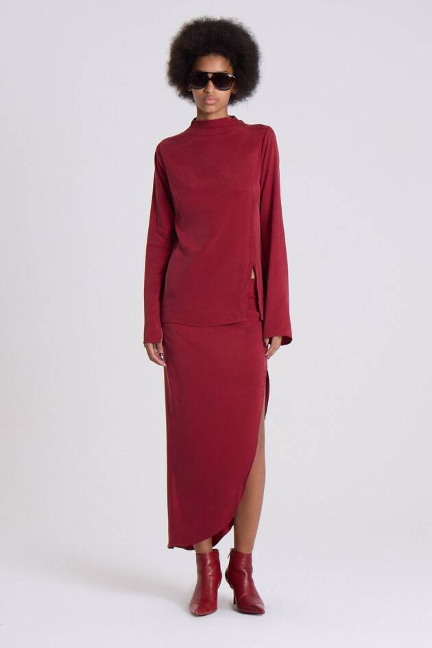 MARIA CHER TOP SIRIO BORDEAUX