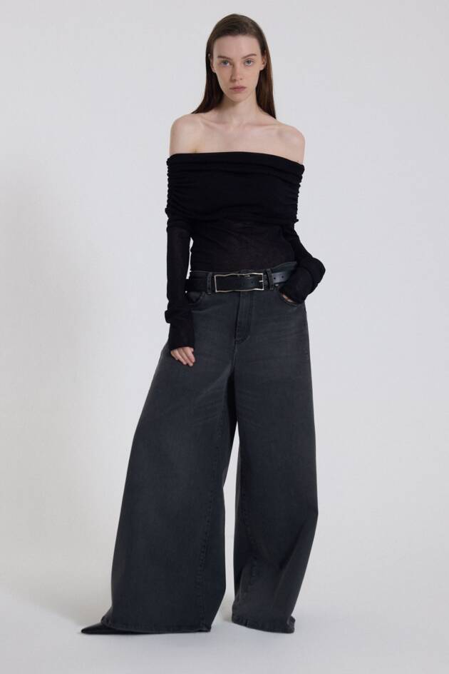MARIA CHER TOP ANTARES NEGRO