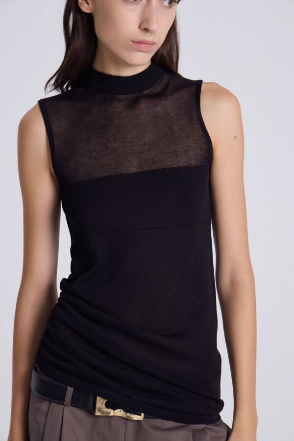 MARIA CHER TOP LEPUS NEGRO - Image 2