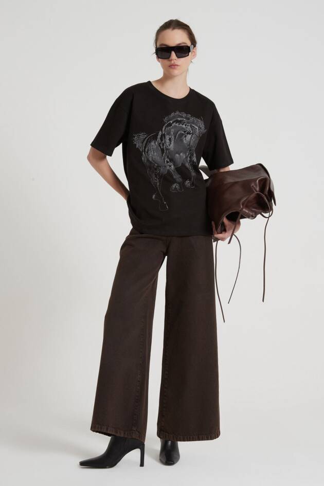 MARIA CHER REMERA MC ATLAS NEGRO