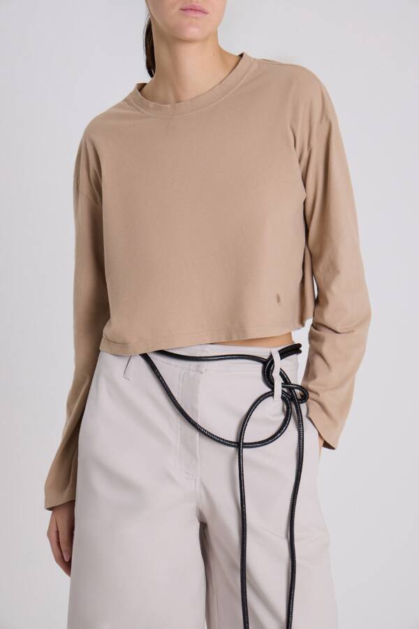 MARIA CHER REMERA ML CILENE CAMEL - Image 2