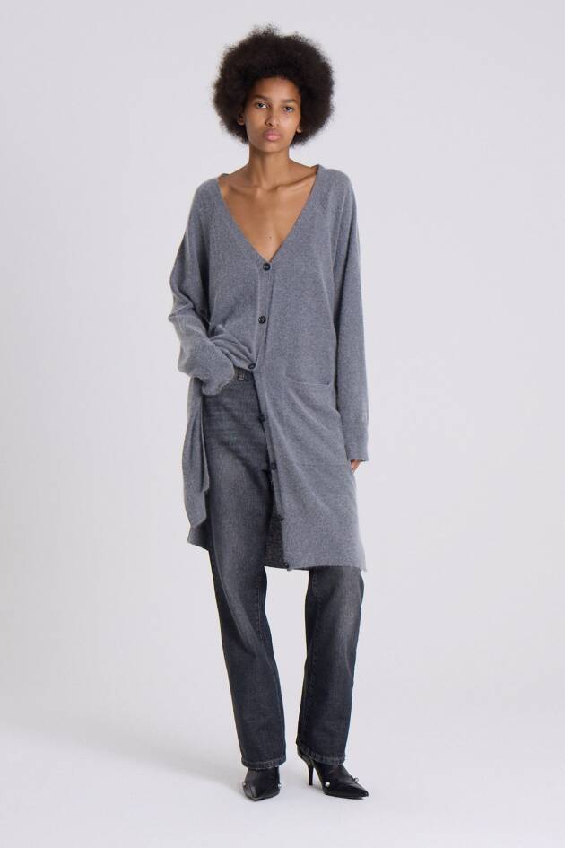 MARIA CHER CARDIGAN MAGURA GRIS