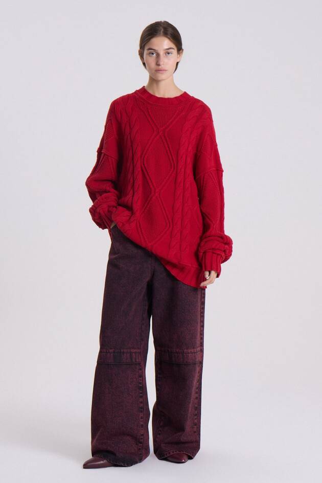 MARIA CHER SWEATER MUSCA ROJO