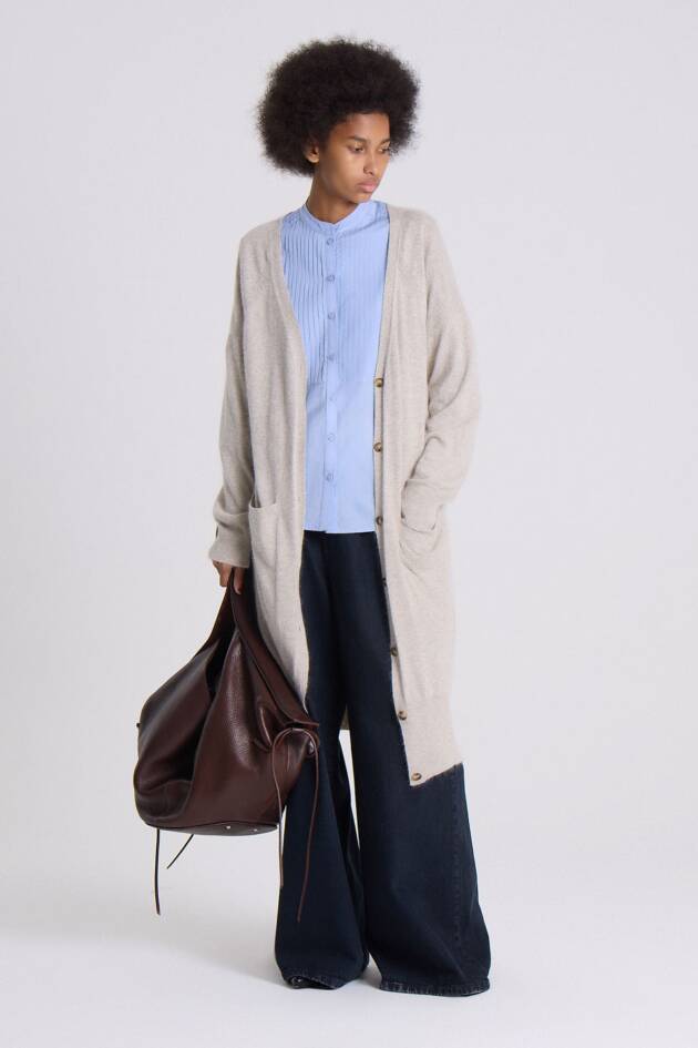 MARIA CHER CARDIGAN MAGURA CRUDO