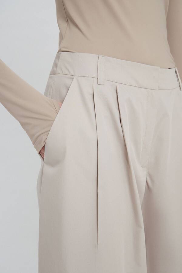 MARIA CHER PANTALON BIS AQUILA CEMENTO - Image 2