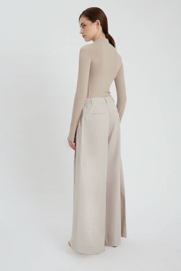 MARIA CHER PANTALON BIS AQUILA CEMENTO - Image 3