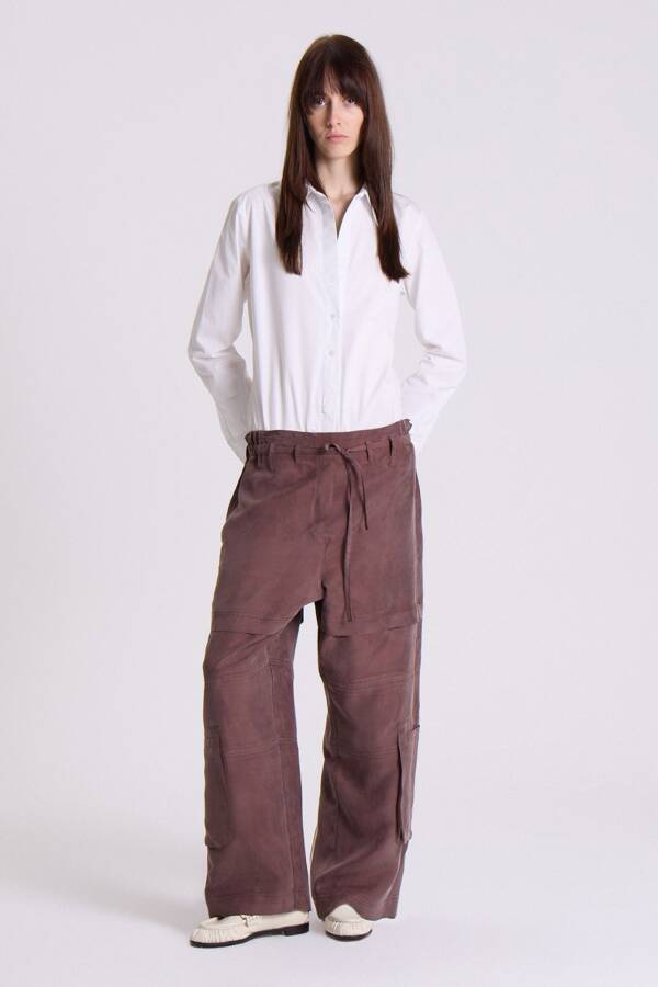 MARIA CHER PANTALON CAPELLA MARRON