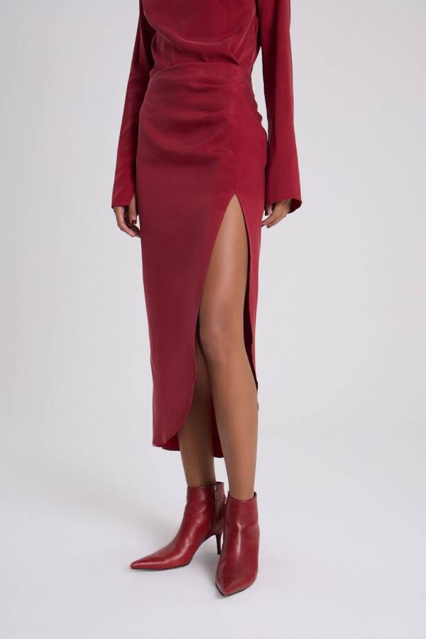MARIA CHER POLLERA SIRIO BORDEAUX - Image 2