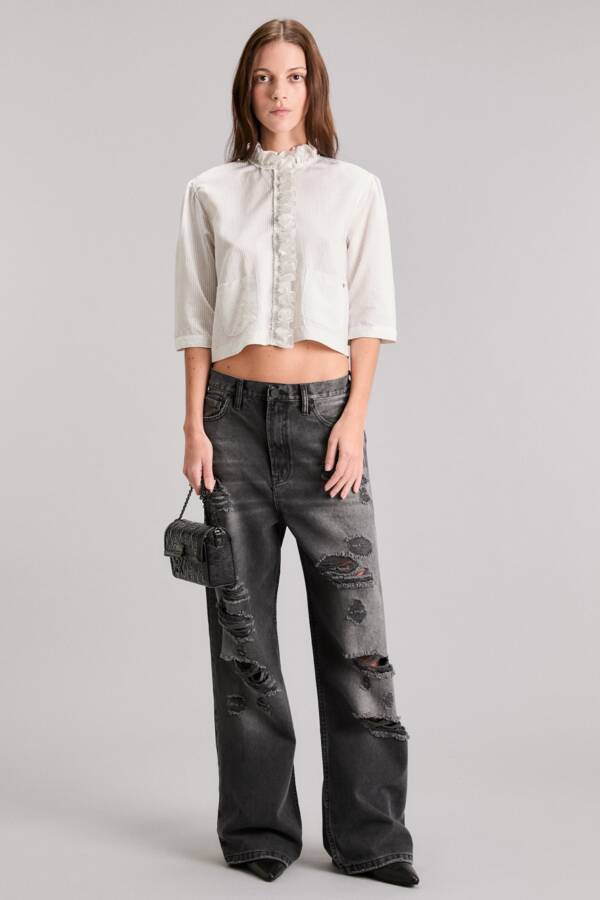 KOSIUKO CAMISA STRIPPED HEART