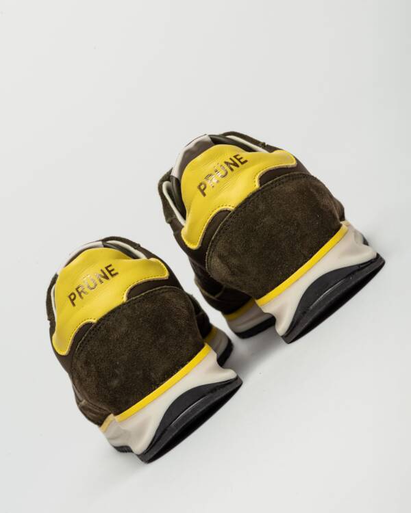 PRÜNE SNEAKER OLYMPIC EN NYLON Y CUERO - Image 4