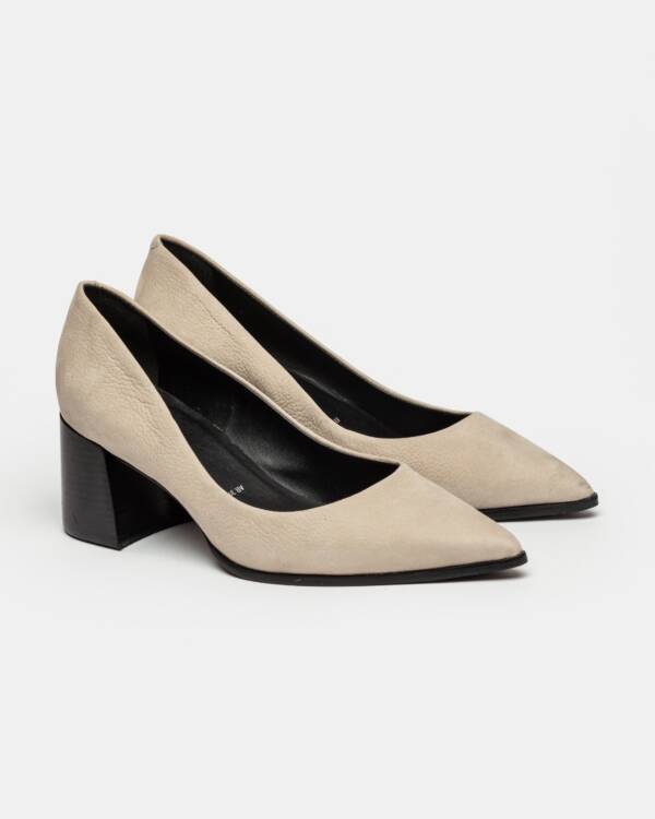 PRÜNE STILETTO EVA EN CUERO NOBUK - Image 2