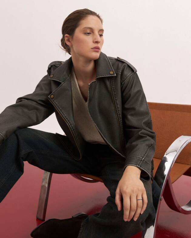 PRÜNE CAMPERA WORN BIKER