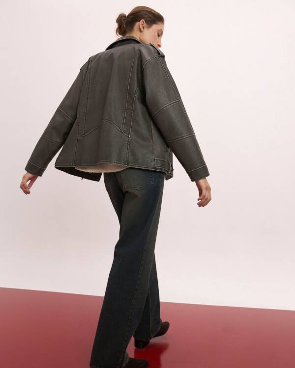 PRÜNE CAMPERA WORN BIKER - Image 6