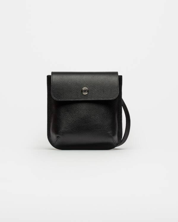 PRÜNE MINI BAG LIANA EN CUERO GRANEADO
