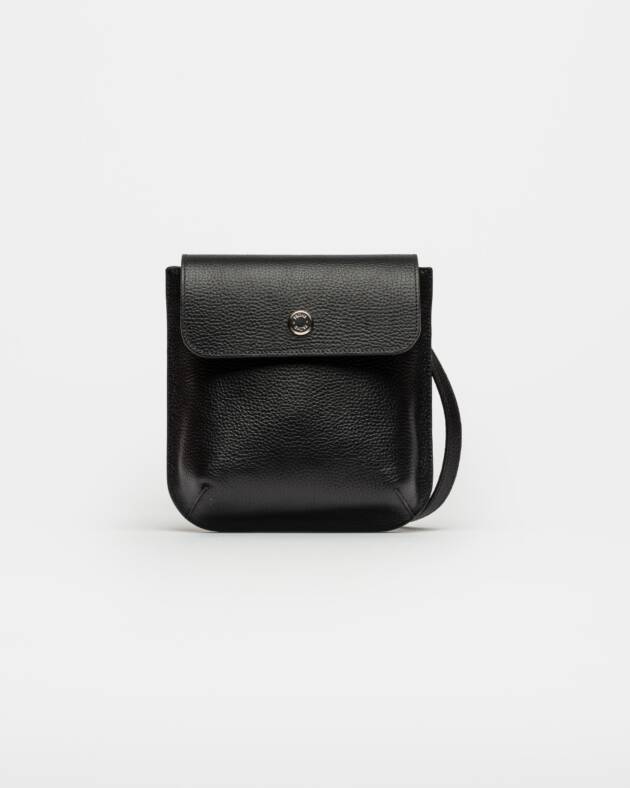 PRÜNE MINI BAG LIANA EN CUERO GRANEADO