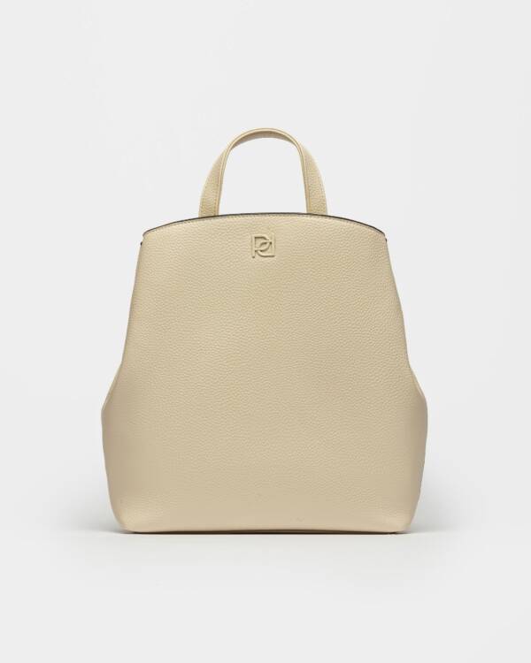 PRÜNE MOCHILA OSLO EN EFECTO CUERO GRANEADO