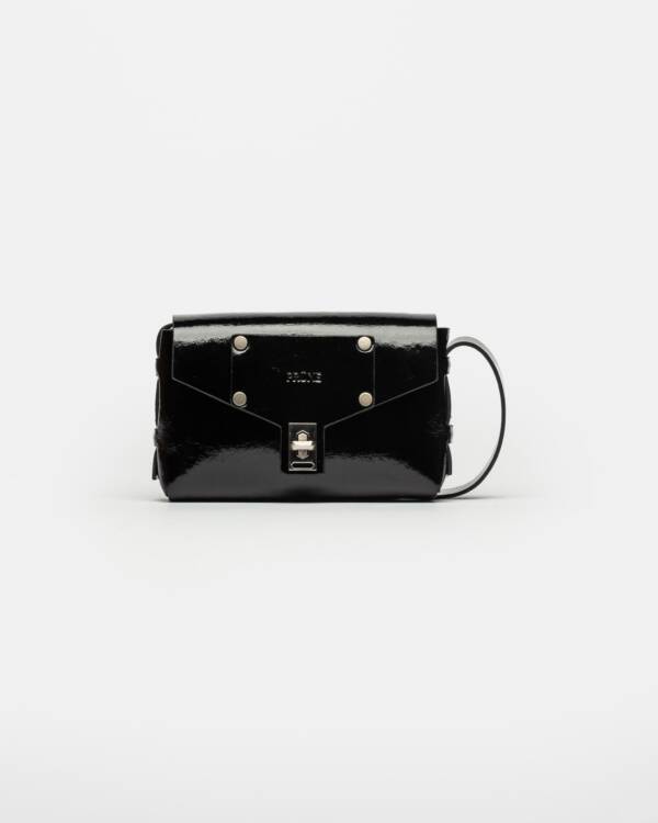 PRÜNE MINI BAG PALMA EN CUERO CHAROL