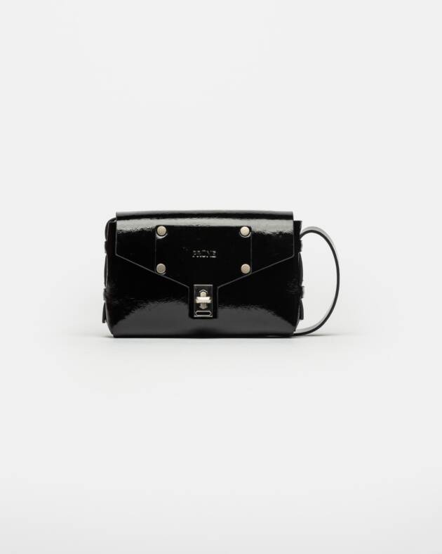 PRÜNE MINI BAG PALMA EN CUERO CHAROL