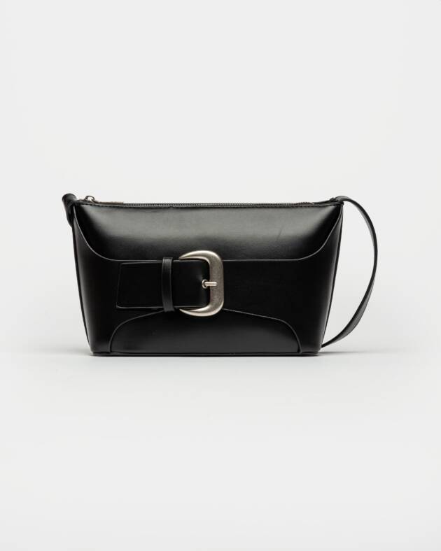 PRÜNE CARTERA AL HOMBRO SELVA EN EFECTO CUERO