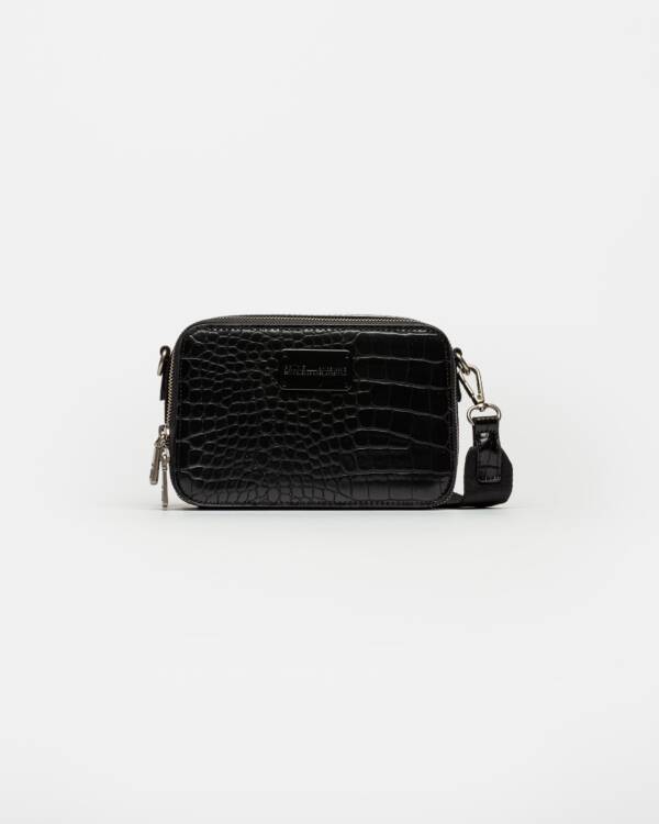 PRÜNE BANDOLERA NEW PENNY EN EFECTO CUERO CROCO