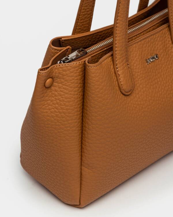PRÜNE CARTERA AL HOMBRO ERIN EN EFECTO CUERO GRANEADO - Image 3