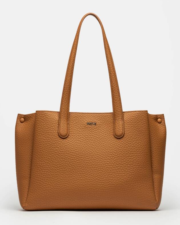 PRÜNE SHOPPER ERIN EN EFECTO CUERO GRANEADO