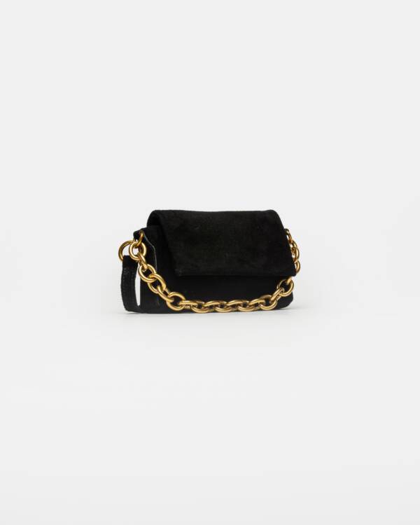 PRÜNE MINI BAG BLOOM EN CUERO GAMUZA - Image 2