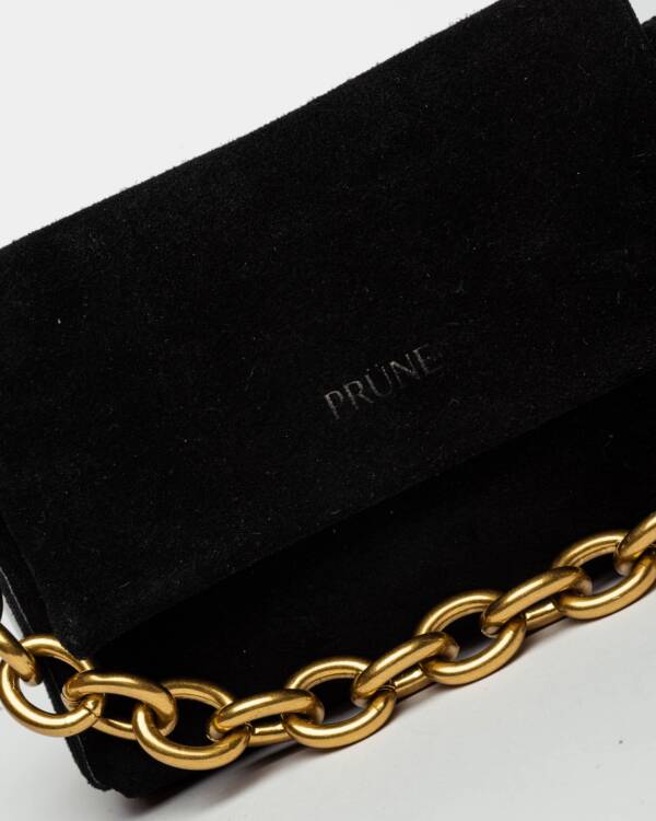 PRÜNE MINI BAG BLOOM EN CUERO GAMUZA - Image 3