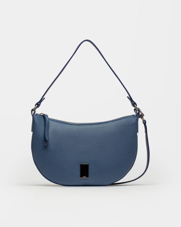 PRÜNE CARTERA AL HOMBRO LUA EN CUERO GRANEADO