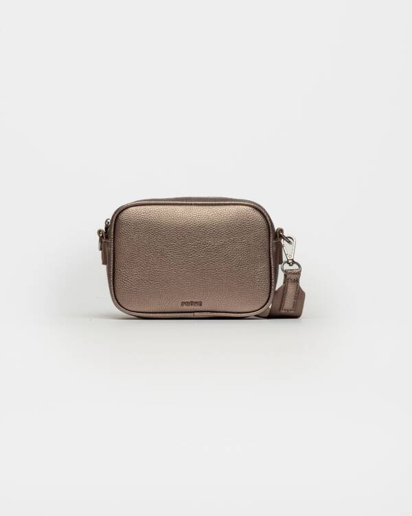 PRÜNE MINI BAG ADISA EN EFECTO CUERO GRANEADO