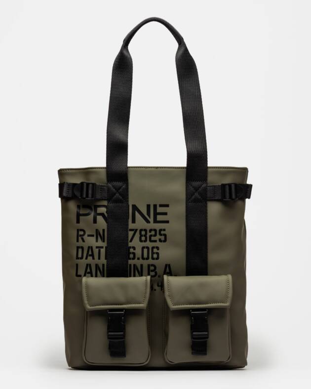 PRÜNE BOLSO AL HOMBRO DAILY EN EFECTO CUERO RUBBER