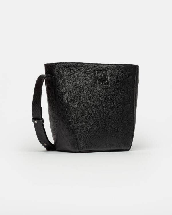 PRÜNE CARTERA AL HOMBRO HANA EN CUERO GRANEADO - Image 2