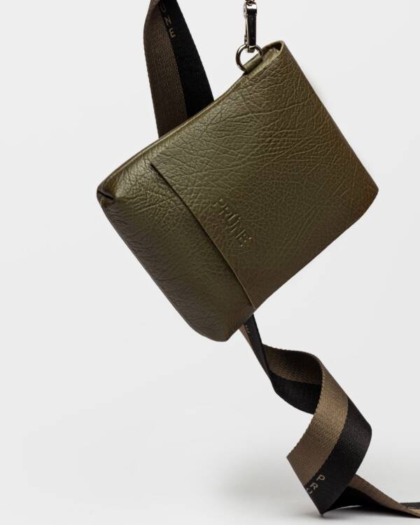 PRÜNE MINI BAG OLIVIA EN CUERO GRANEADO - Image 3