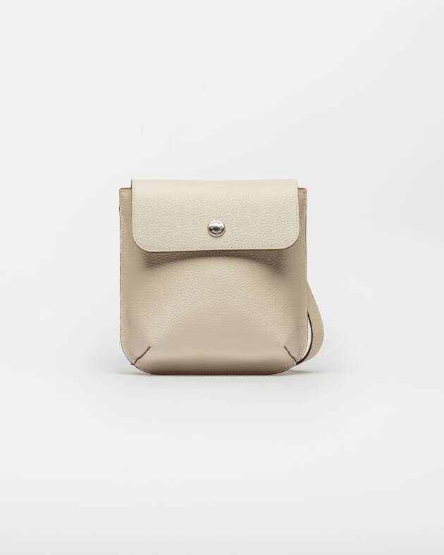 PRÜNE MINI BAG LIANA EN CUERO GRANEADO