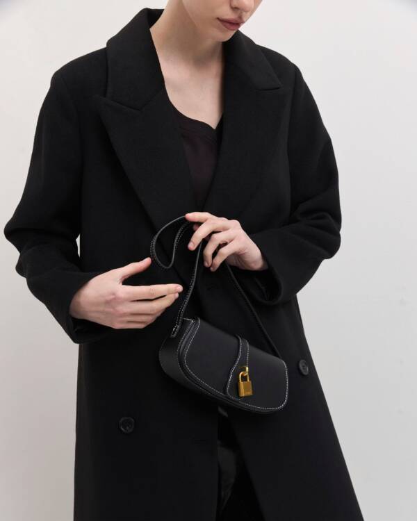 PRÜNE MINI BAG CELINA EN EFECTO CUERO LISO - Image 2