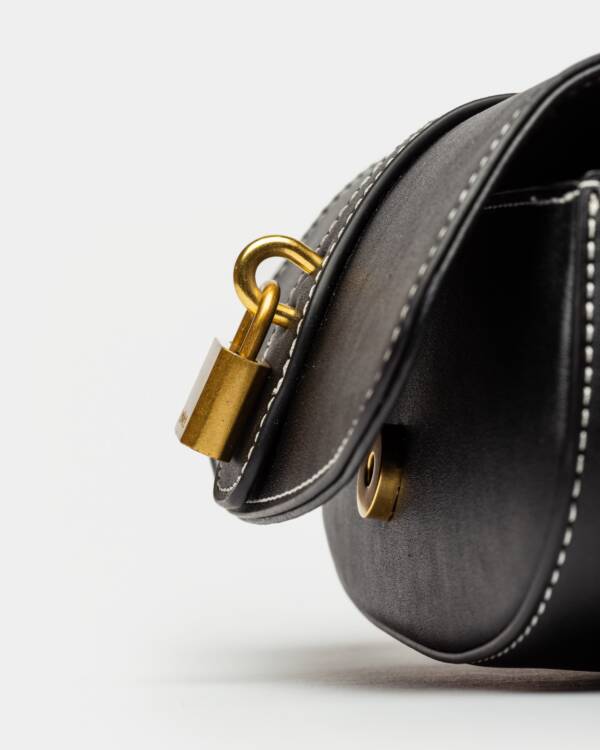 PRÜNE MINI BAG CELINA EN EFECTO CUERO LISO - Image 4