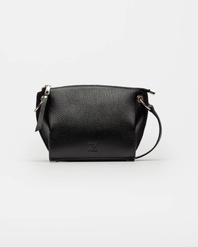 PRÜNE BANDOLERA SAUVAGE EN CUERO GRANEADO